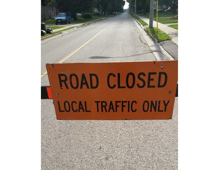 Road closure, bus detour on Matilda Street