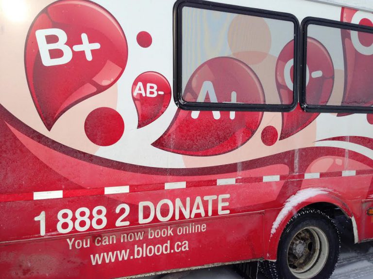 Blood Donor Clinic Makes Stop in Stratford Today