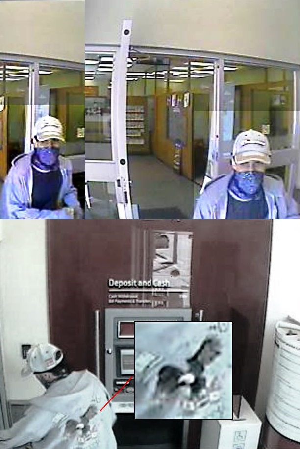 OPP Release Photos of Suspect Wanted in Bank Robbery