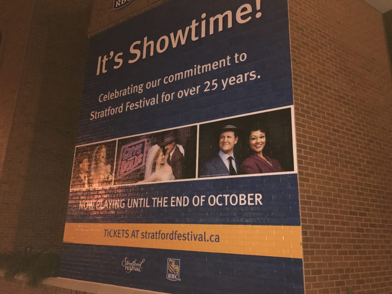 RBC to Remove Stratford Festival Sign by City Order