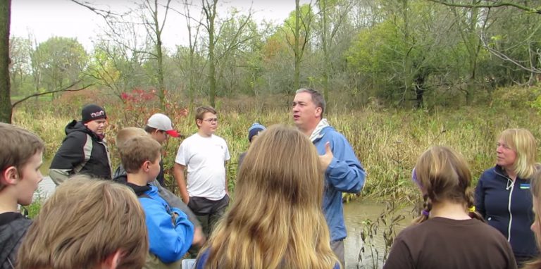 Students Gathering at TJ Dolan Park to Launch Watershed Education Program