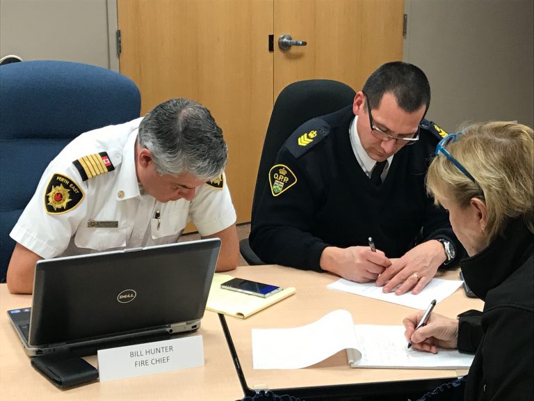 Emergency Services Conducting Drills with Municipal Staff this Week