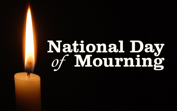 National Day of Mourning being marked in Stratford