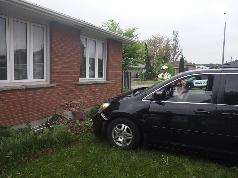 Stratford man charged after van strikes house