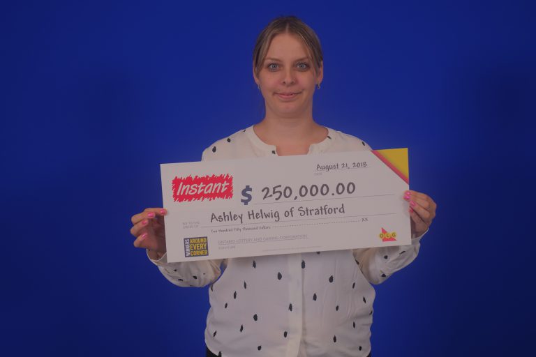 Stratford woman wins $250 thousand in OLG game