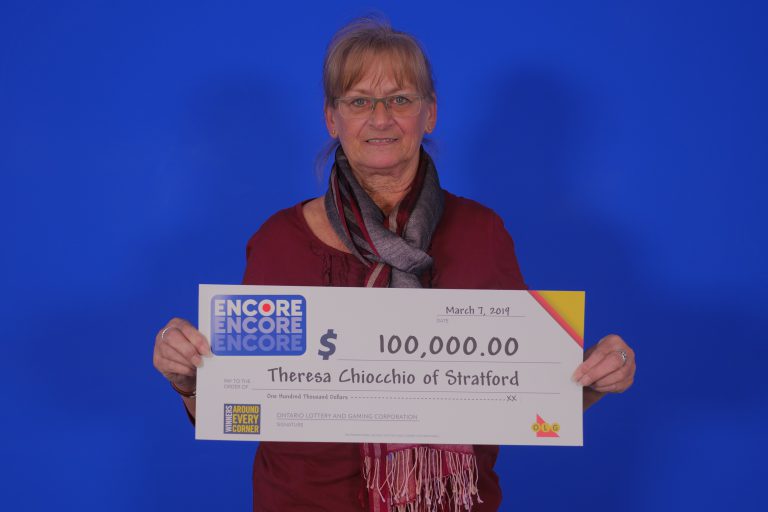 Stratford woman wins with Encore