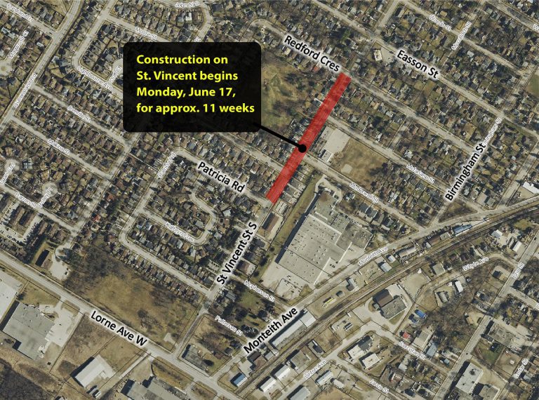 Second phase of St.Vincent Street project starts Monday