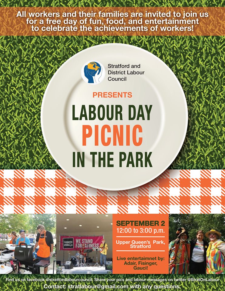 Fifth Annual Labour Day Picnic set to take place in Stratford