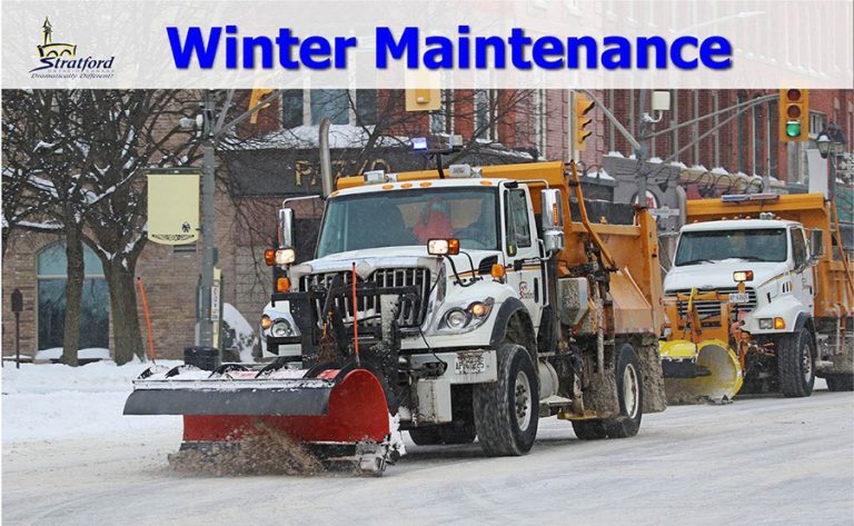 Crews preparing for winter storm to hit Stratford