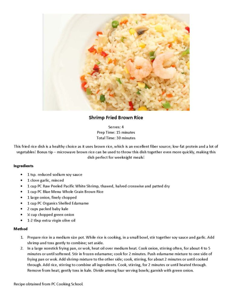 Recipe of The Week: Shrimp Fried Brown Rice