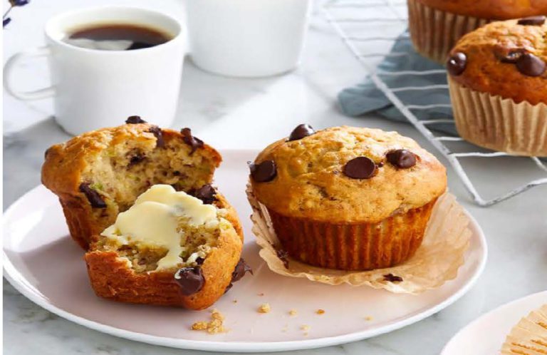 Recipe Of The Week:  Chocolate Chip Zucchini Banana Muffins