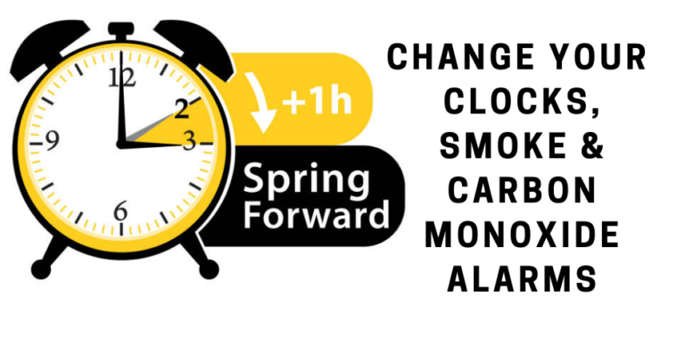 Daylight Savings: Check Your Smoke & Carbon Monoxide Alarms