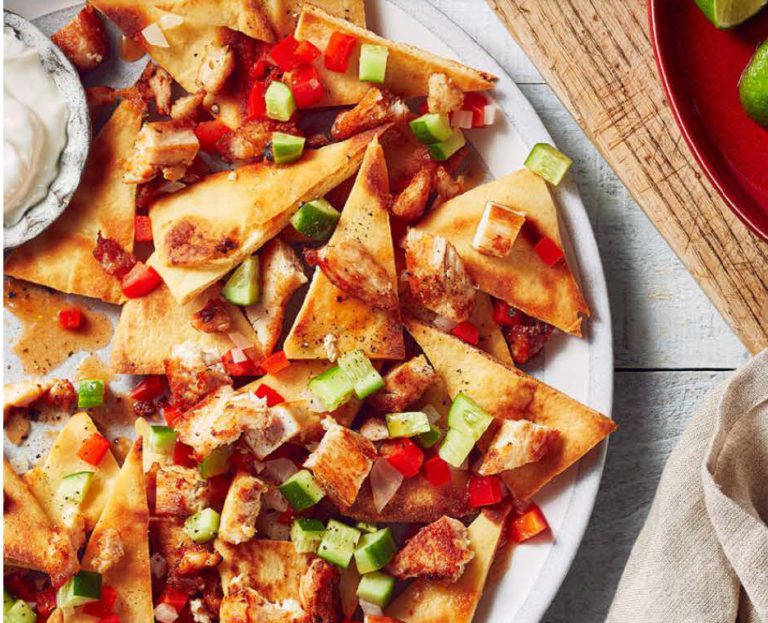 Recipe of The Week: Loaded Chicken Naan Nachos