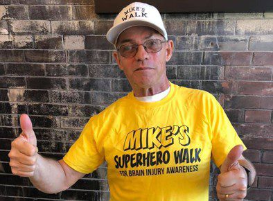 Mike’s 10th Super Hero Walk for Brain Injury
