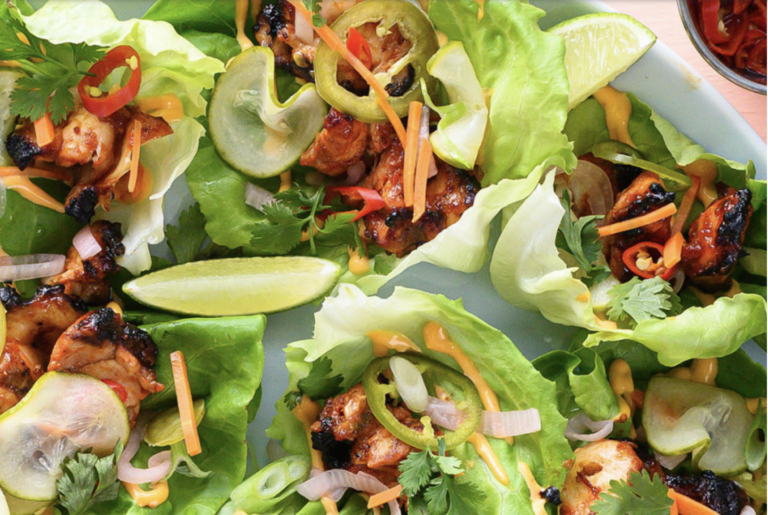 Recipe Of The Week: Sweet Chili Kebab Lettuce Wraps