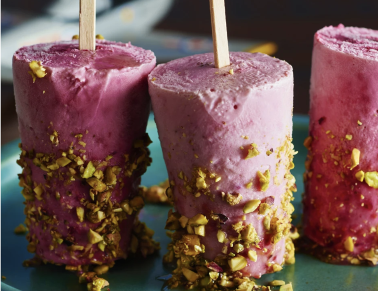Recipe Of The Week: Strawberry-Raspberry Skyr Popsicles