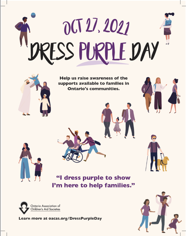 Dress Purple Day October 27th