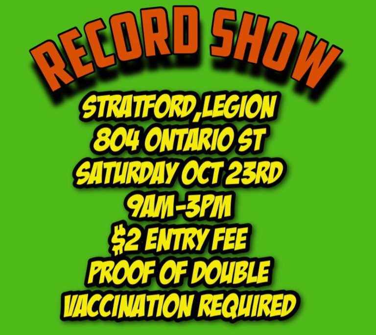 Stratford Legion Branch 8 Record Show