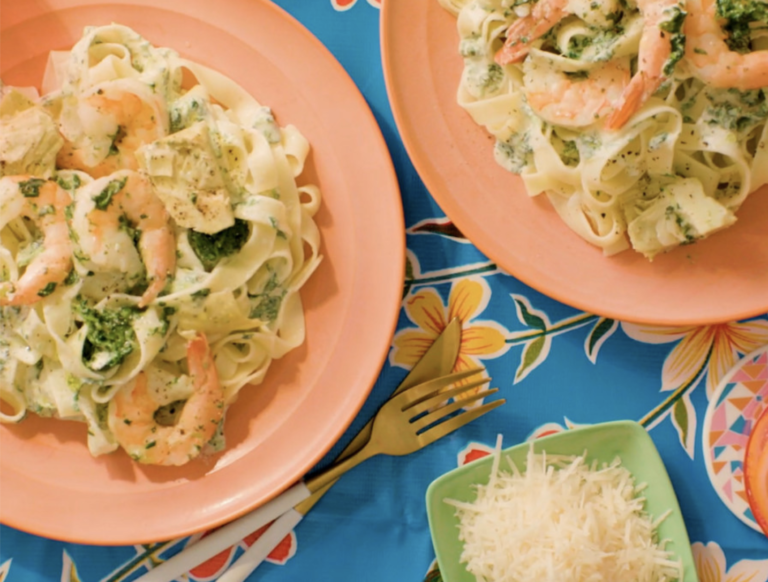 Recipe Of The Week: One-Pot Shrimp, Artichoke and Spinach Fettucine
