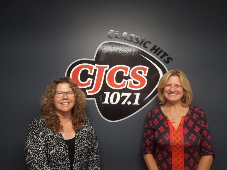 Elizabeth Cooper from United Way Perth-Huron & Lisa Wilde from The Emily Murphy Centre