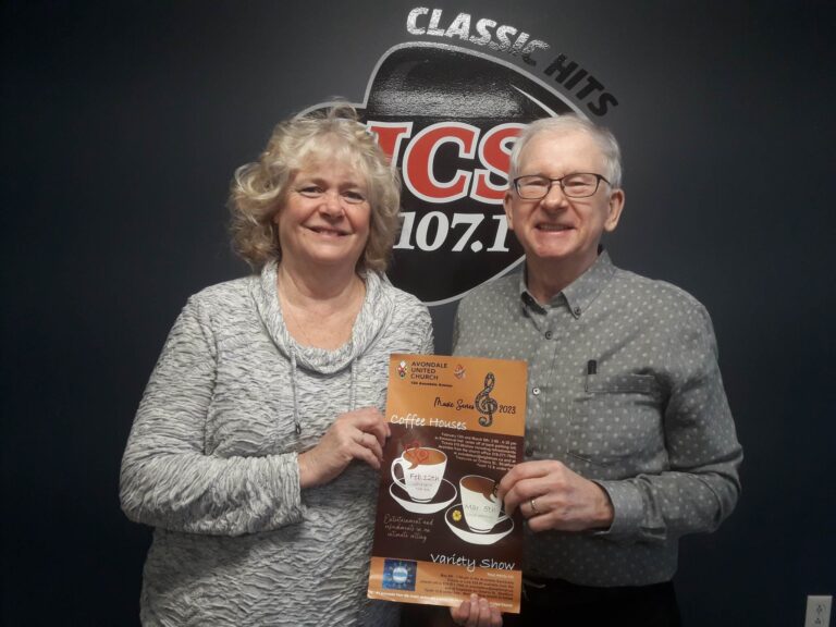 Terri Sparling and David Bates with Avondale United Church