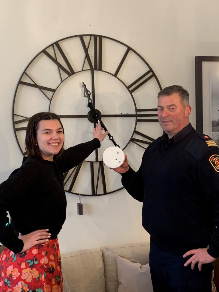 Clocks springing ahead one hour is a perfect time to check batteries in smoke alarms and CO detectors
