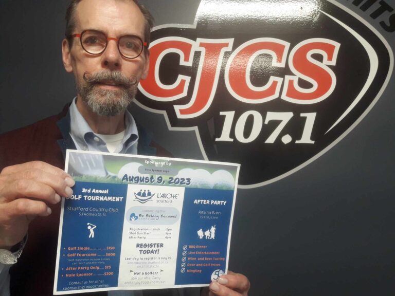 Christopher Cantlon with L’Arche Stratford
