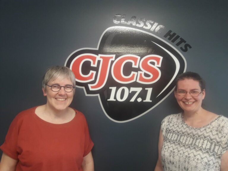 Sheila Dow and Melissa Wright from Festival Sounds Chorus