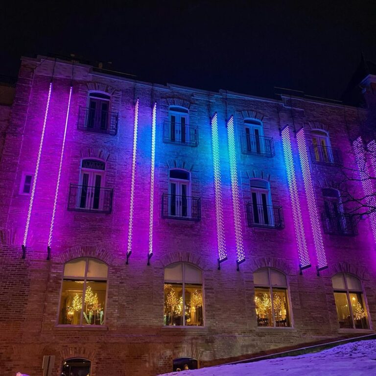 LightWall installation now year-round in Stratford
