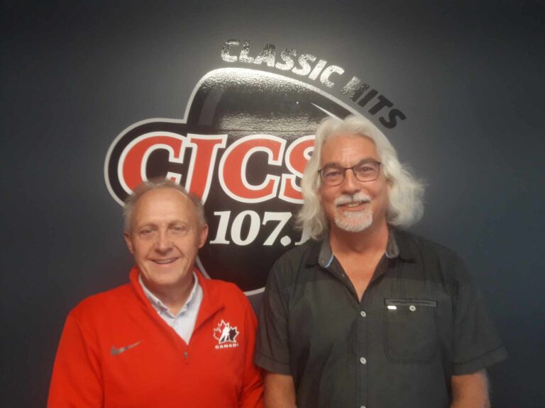 John Kastner from The Stratford Perth Museum and Mark Smith from Rotary Club of Festival City Stratford