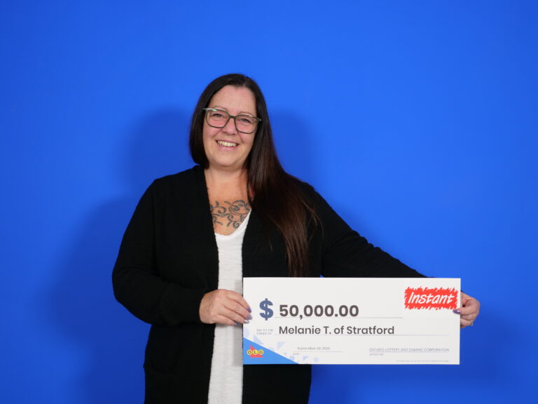 Stratford winner wins $50,000 in OLG game
