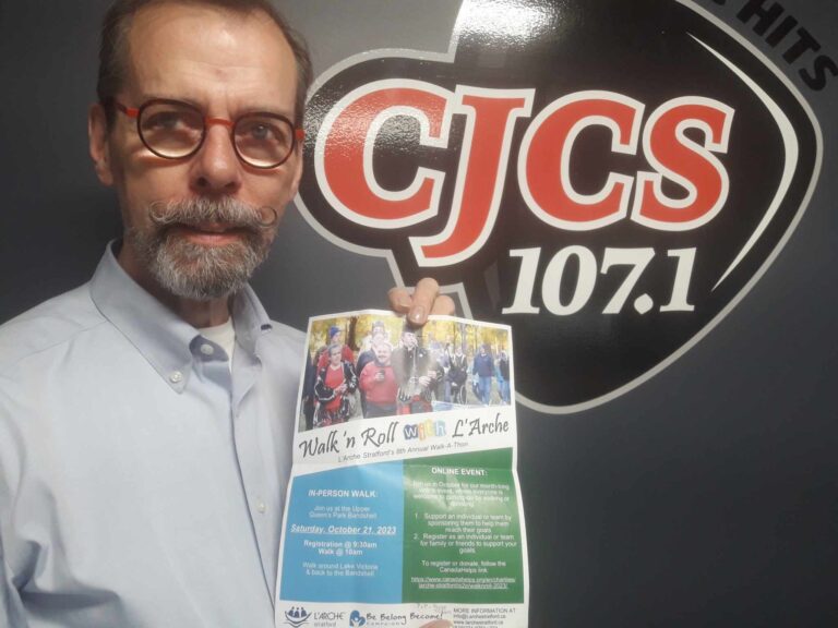 Christopher Cantlon with L’Arche Stratford