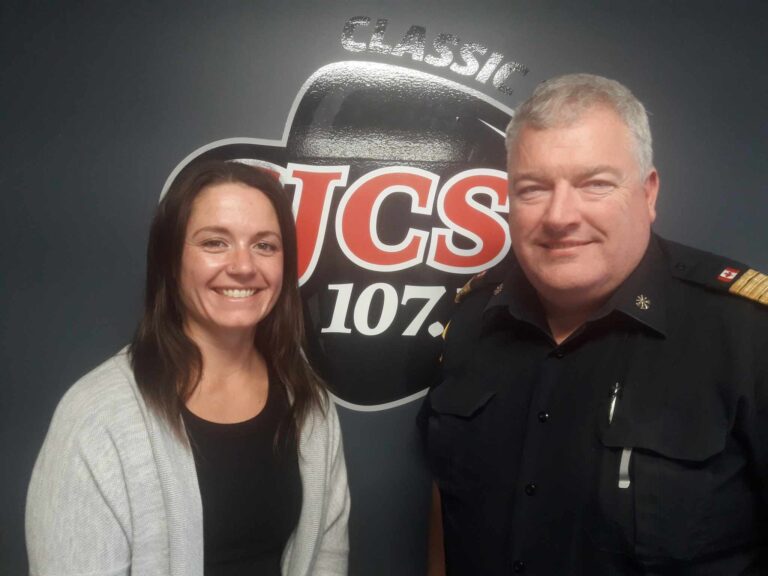 James Marshall and Jess Jorritsma with The Perth East & West Perth Fire Dept