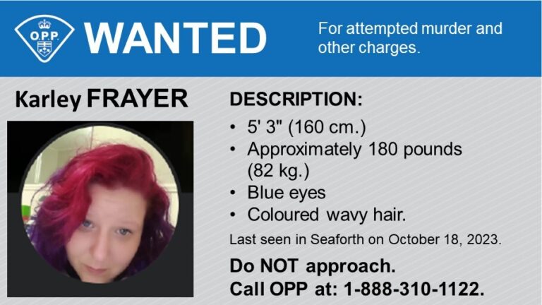 Police say wanted woman in Huron County may be injured