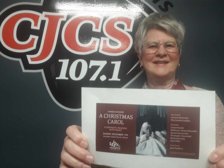 Judy Maddren for “A Christmas Carol – A Dramatic Reading”