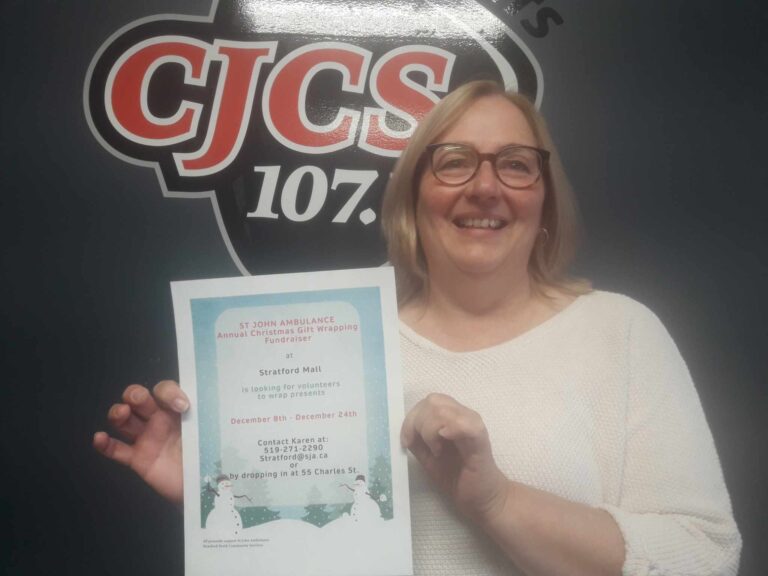 Karen Mahovlich from St. John Ambulance Stratford