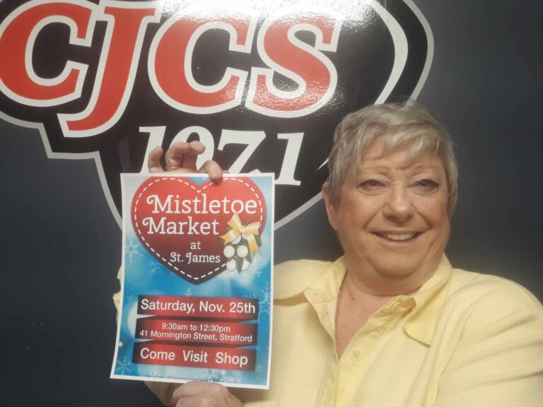 Karen Haslam with St. James Anglican Church