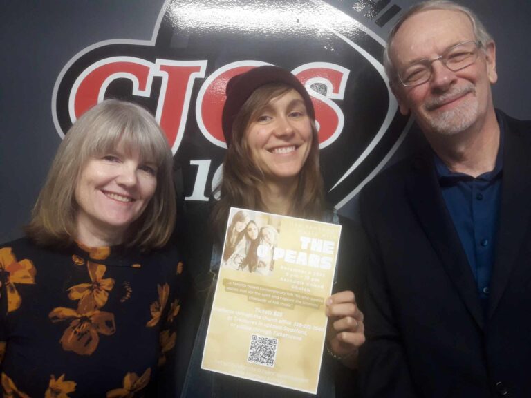 Meg Contini with The O’Pears and Karen Brown, Paul Harris from Avondale United Church