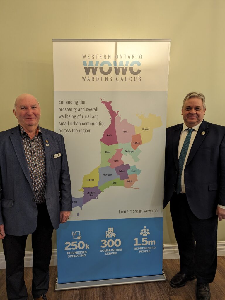 No change at the top for Western Ontario Warden’s Caucus
