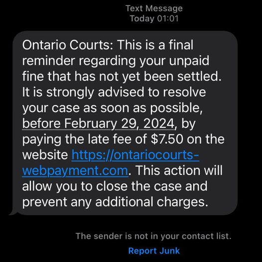 Warning issued over scam in Oxford County