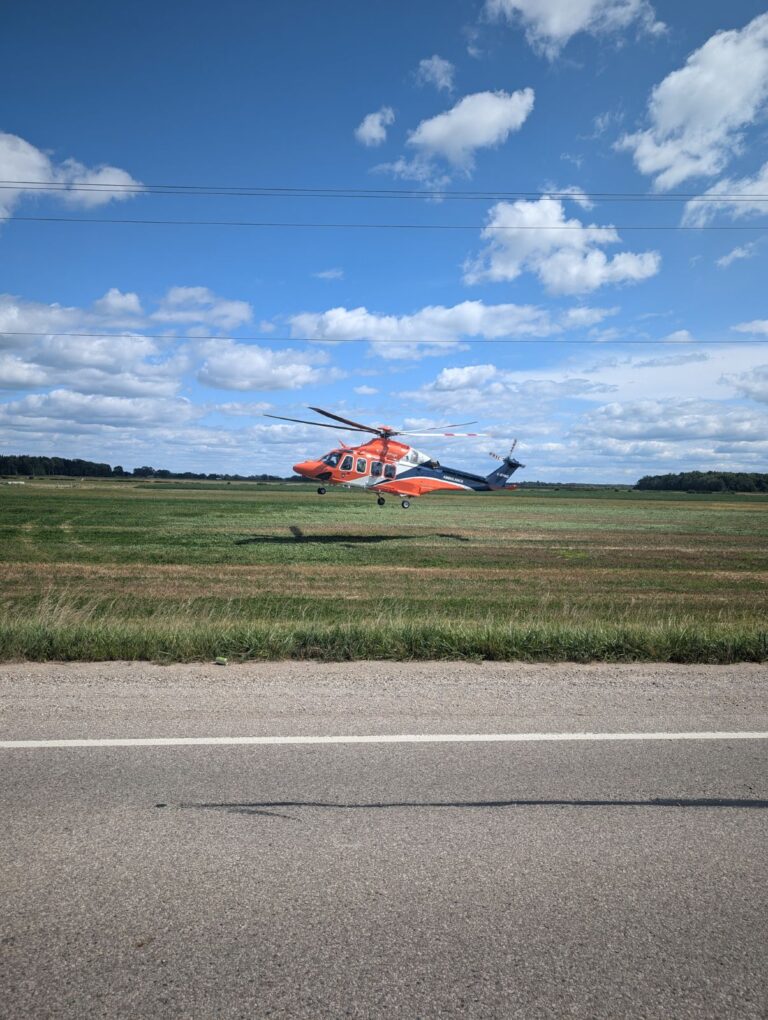 UPDATE: Serious injuries after single vehicle collision