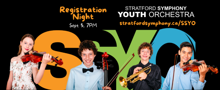 Stratford Symphony Youth Orchestra registration is coming soon