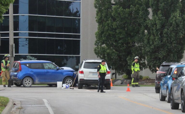 Collision Wednesday morning at Lorne Avenue and Queensland Road