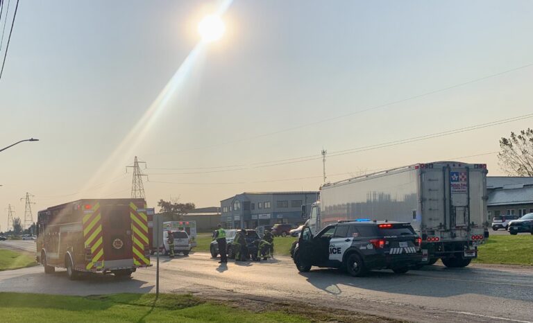 Collision on Lorne Avenue during Thursday morning commute