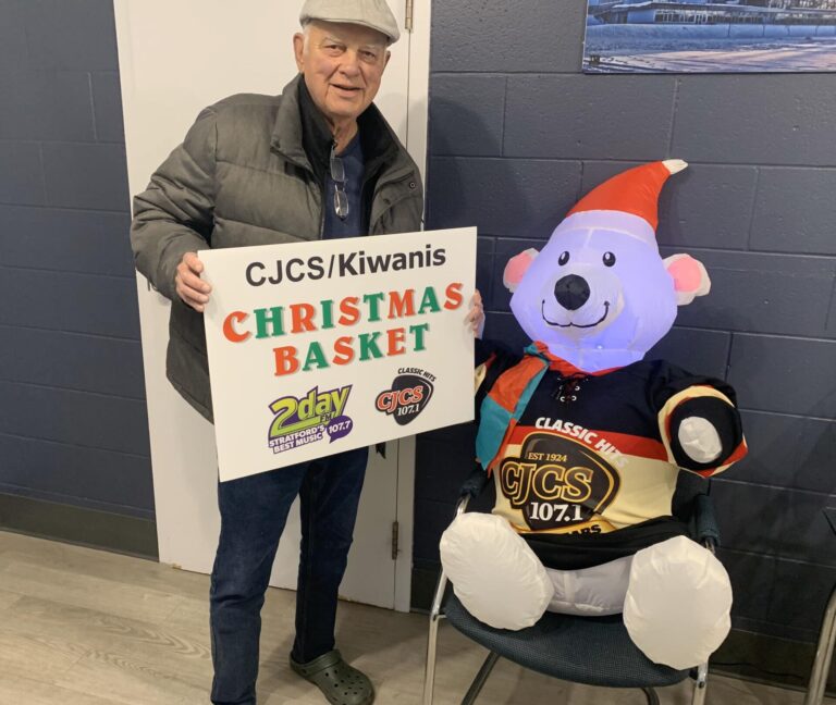Dave Evans with Kiwanis Club of Stratford