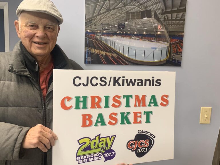 Dave Evans with Kiwanis Club of Stratford