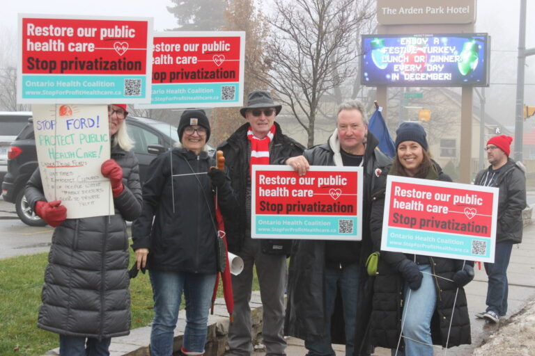 ‘Violating our law and our health’, protesters concerned over healthcare