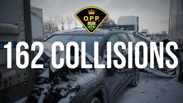 UPDATED: West Region OPP responded to 162 crashes in just two hours