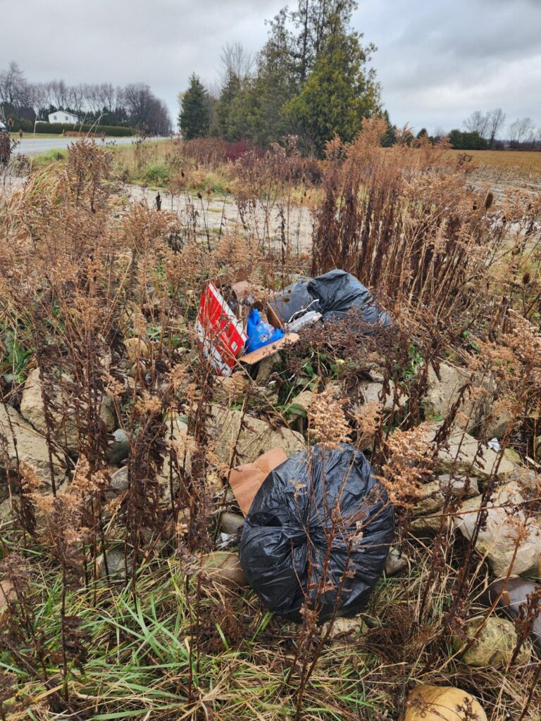 Trashy move: Stratford resident dumped bags of litter in the county