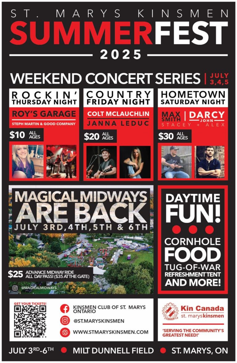 St. Marys Kinsmen Summerfest 2025 St. Marys Kinsmen Summerfest 2025